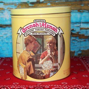 Franklin Crunch n' Munch Butter Toffee Popcorn tin